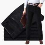 Men's Corduroy Winter Trousers with Classic Fit - Image 6