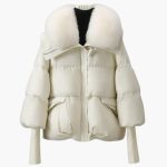 Elegant Women's Winter Jacket with Faux Fur Collar – Warm & Stylish - Image 3