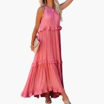 Maxi Dress Layers - Ruffle Dress for Women, Elegant & Airy - Image 12