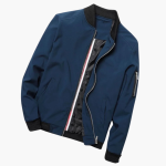 Classic Bomber Jacket for Men - Zipper and Style - Image 2