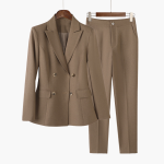 Two-Piece Women's Suit with Blazer and Pants - Image 2