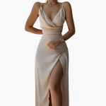 Evening Maxi Dress with Slit for Women – Elegant & Sexy Look - Image 4
