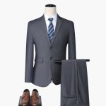 Elegant Slim Fit Suit - Men's Outfit for Festive Events - Image 3