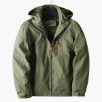 Men’s Outdoor Jacket with Hood and Zipper - Image 5
