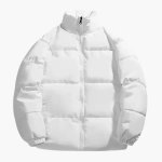Men’s Quilted Winter Jacket with Zipper - Image 3