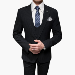 Business Suit - Men's Slim Fit Look for Festive Occasions - Image 2