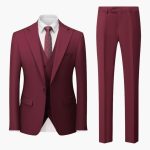 Elegant Slim Fit Suit - Men's 3-Piece for Business - Image 5