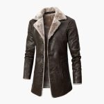 Wool Winter Coat – Elegant Coat for Men, Warm - Image 2
