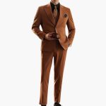 Men's Three-Piece Suit with Vest and Slim Fit Cut - Image 5
