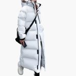 Women’s Long Down Coat with Hood - Image 5