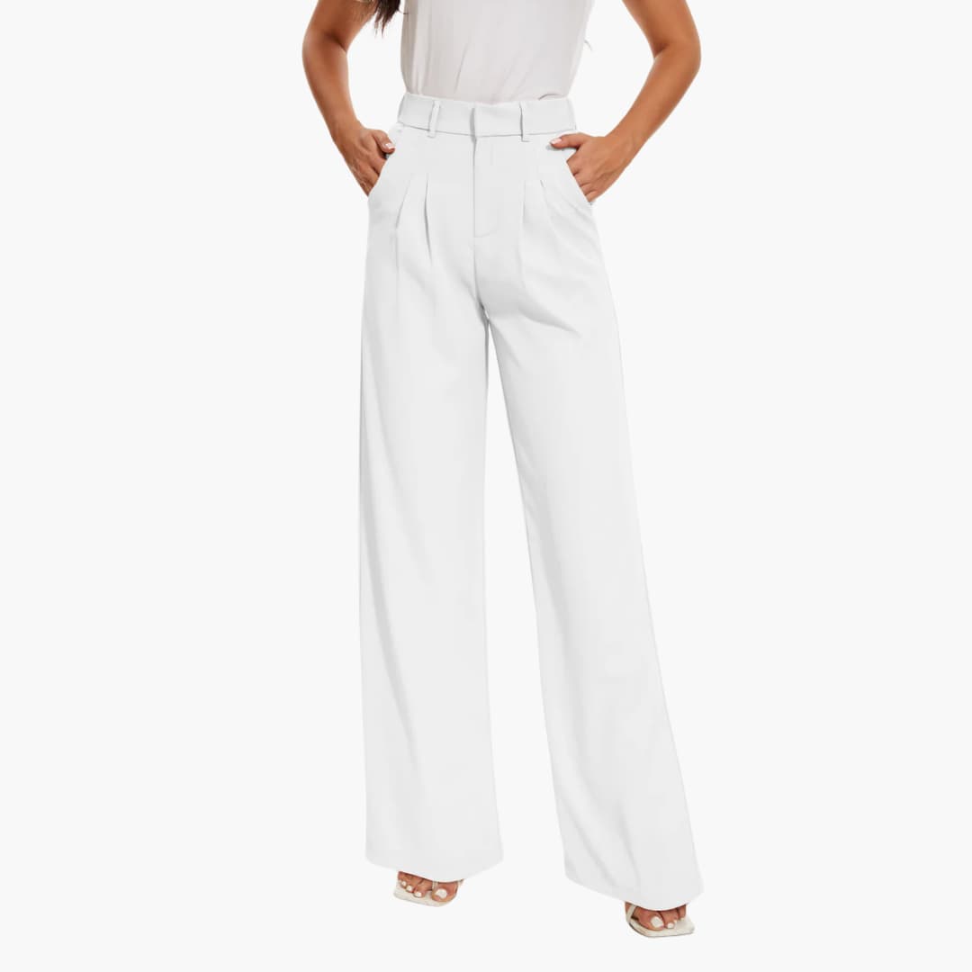 2_8_f994cb67-dc85-4b2e-95df-ba5526659bcd.jpg Wide Leg High-Waisted Trousers for Women - Casual Trousers - Image 1