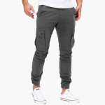 Comfortable Cargo Pants with Side Pockets - Men's Casual Pants - Image 2