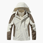 Men’s Hooded Outdoor Jacket with Zipper and Pockets - Image 6
