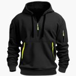 Men’s Hoodie with Adjustable Hood and Zipped Pockets - Image 5