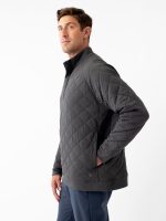 Men's Brushed Bamboo Quilted Snap Pullover - Last Chance - Image 6
