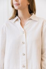 Women's Cozy Earth Coastal Comfort Long Sleeve Button Down - Last Chance - Image 2