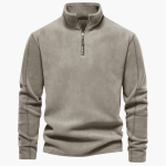 Men’s Fleece Pullover with Half-Zip Neckline - Image 3