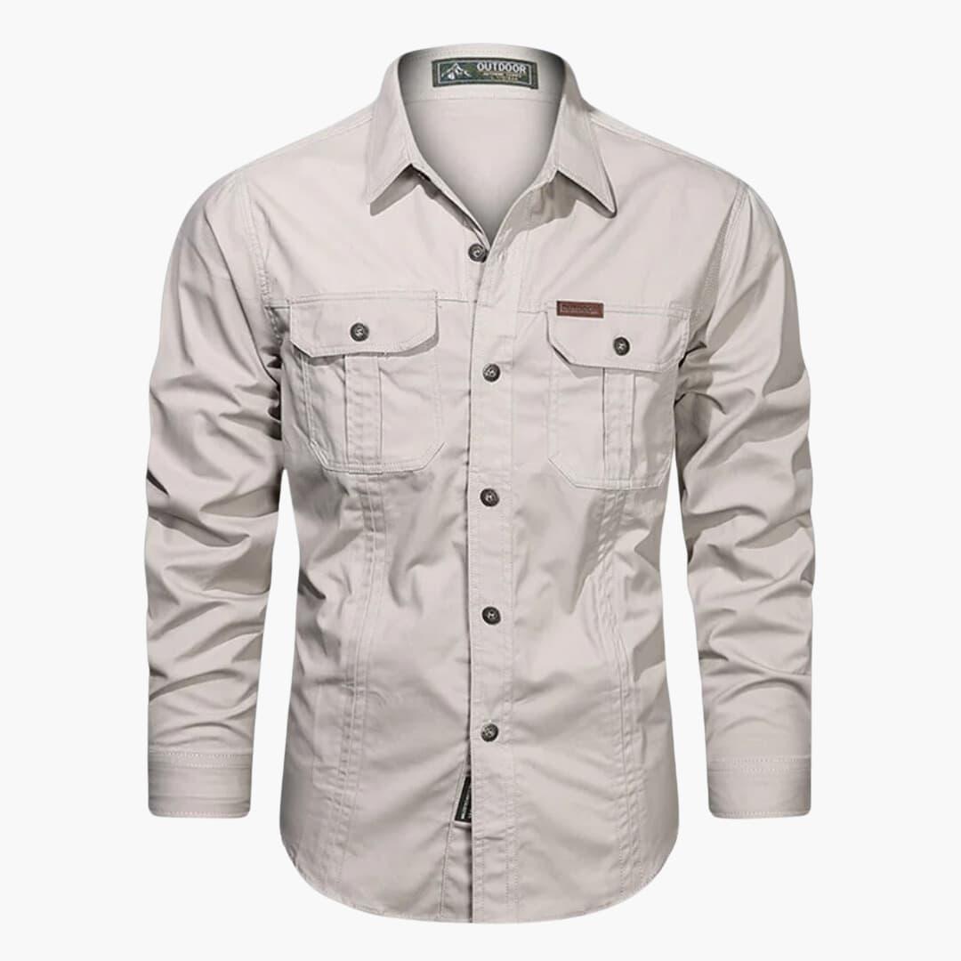 2_a4d2acb1-e78b-47b3-91a1-d1826678b465.jpg Men's Cargo Long Sleeve Shirt – Comfortable Outdoor Casual Shirt - Image 1