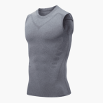 Compression Shirt for Men - Sleeveless Fitness Top for Sports - Image 2