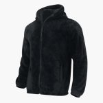Men's Fleece Jacket with Hood and Zipper - Image 7