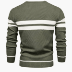 Striped Men's Sweater – Warm, Comfortable & Stylish in Winter - Image 2