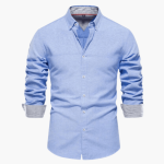 Comfortable Men's Slim Fit Shirt – Elegant Casual Style - Image 2