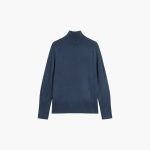 Women's sweater with turtleneck and ribbed texture - Image 4