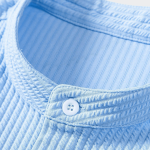 Men's Shirt with Stand-Up Collar – Casual & Comfortable for Summer - Image 3