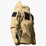 Men's Zip-Up Hooded Jacket with Multiple Pockets - Image 7