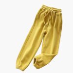 Women's Jogging Pants with Drawstring Waistband and Cuffs - Image 4