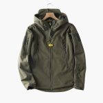 Men's Hooded Jacket with Zipper and Arm Pockets - Image 2