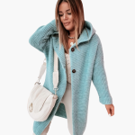 Women’s Hooded Cardigan with Open Front - Image 4