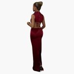 Elegant Satin Two-Piece Set for Women – Blouse & Pants - Image 6