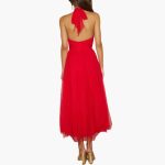 Women's Tulle Dress with Halter Neck – Elegant Party Dress - Image 12