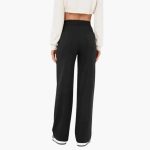 High Waist Palazzo Pants for Women with Button Placket – Stylish & Comfortable - Image 9