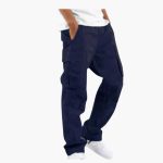 Wide Cargo Pants for Men - Comfortable Fit with Pockets - Image 3