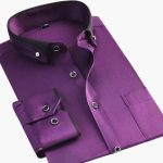 Long Sleeve Shirt with Collar for Men - Image 4