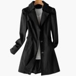 Women’s Trench Coat with Adjustable Waist - Image 3