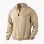 Warmer and stylish half-zip pullover for men - Image 3