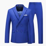 Men's Summer Suit Two-Piece with Blazer and Trousers - Image 4