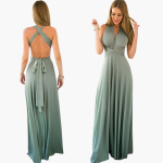 Evening Dress with V-Neck - Women's Style for Gala Nights - Image 3