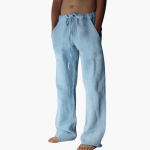 Men's Linen Casual Pants with Drawstring for Summer - Image 3