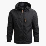 Men's Hooded Jacket with Zipper and Pockets - Image 7