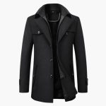 Classic Wool Coat for Men – Elegant & Warm for Winter - Image 2