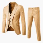 Men’s Three-Piece Suit with Jacket and Vest - Image 8