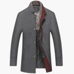 Warm Heritage Wool Coat for Men – Elegant Winter Coat - Image 3