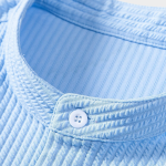 Men's Shirt with Stand Collar - Slim Fit, Elegant & Modern - Image 3