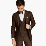 Men's Three-Piece Suit with Vest and Tailored Trousers - Image 4