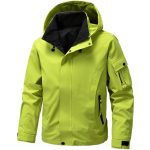 Men's Ski Jacket with Hood and Zipper - Image 2
