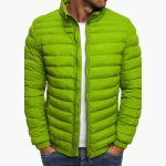 Lightweight Quilted Jacket with Zipper - Men's Transitional Jacket - Image 4